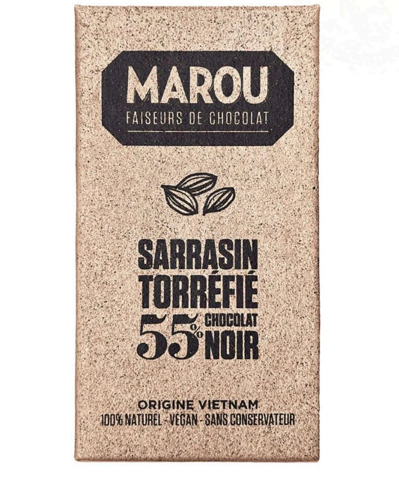 Marou Ristet Boghvede 55% 80g