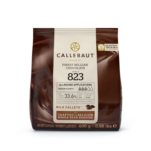 Callebaut 823 Mælkechokolade 33,6% 400g