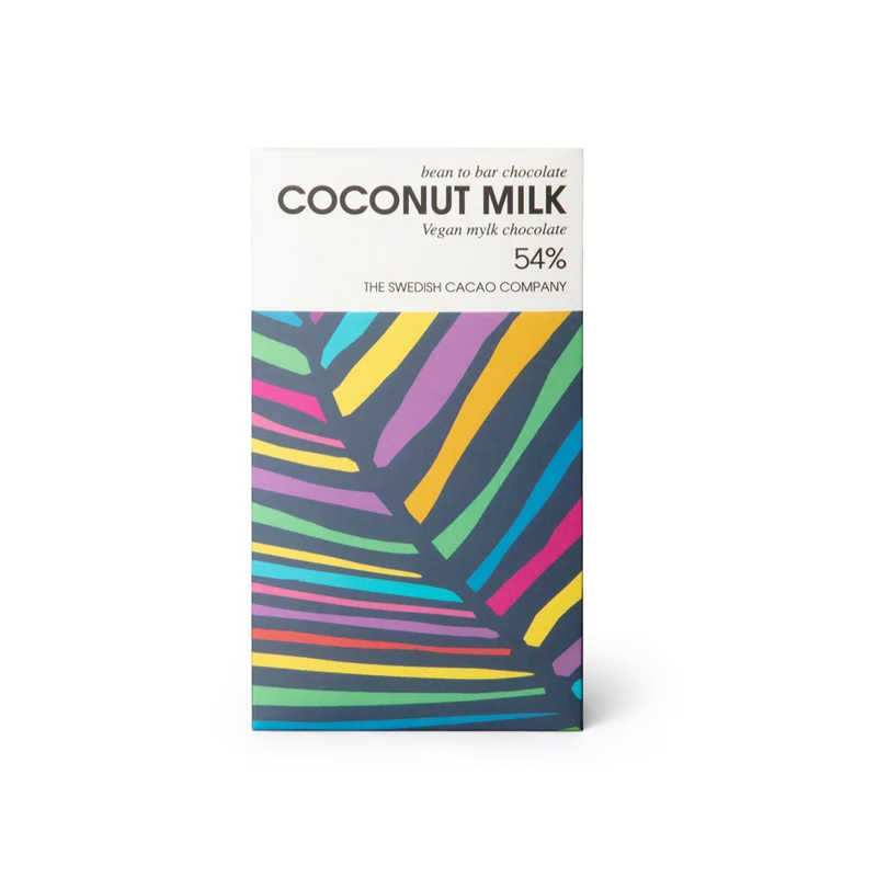 Chokladkakor: Coconut milk (Vegan) 54%