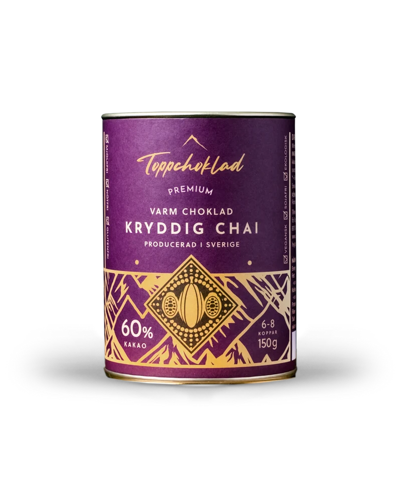 Varm choklad 60% Kryddig Chai