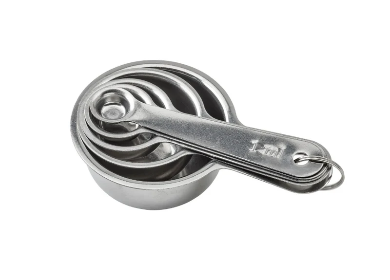 VARDAGEN set of measuring cups, grey, 5 piece