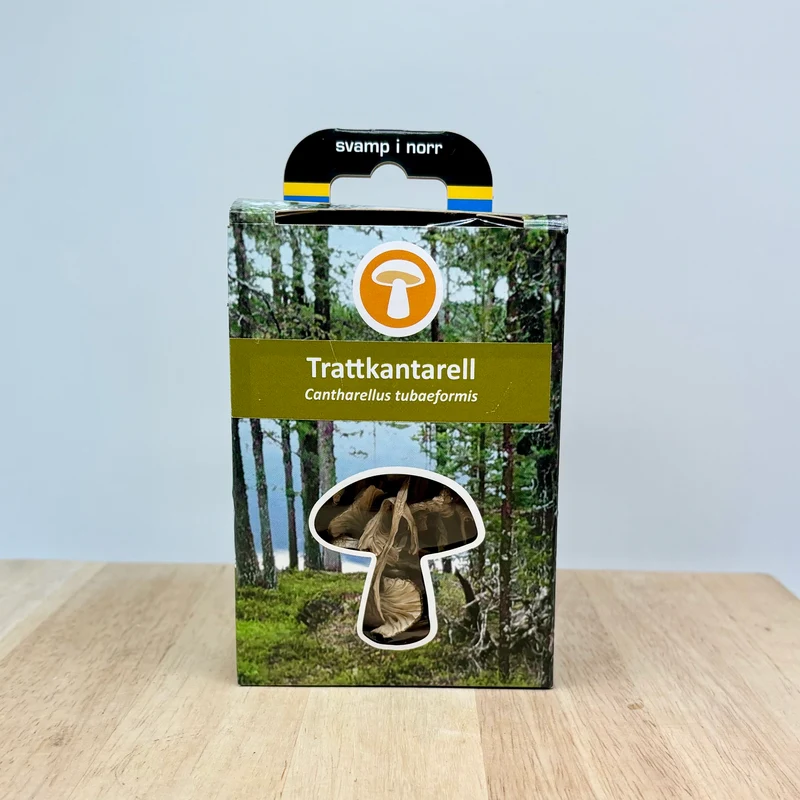 Torkad trattkantarell