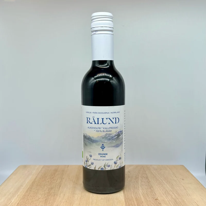 Rålund alkoholfritt vin på 100% blåbär