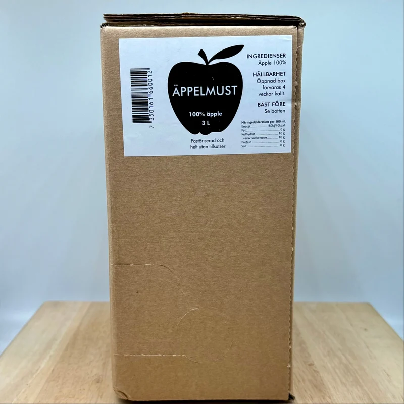 Äppelmust 3L bag in box