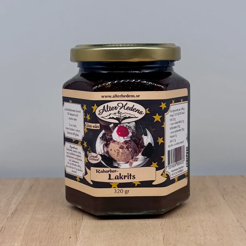 Glassås Rabarber lakrits mjölkfri
