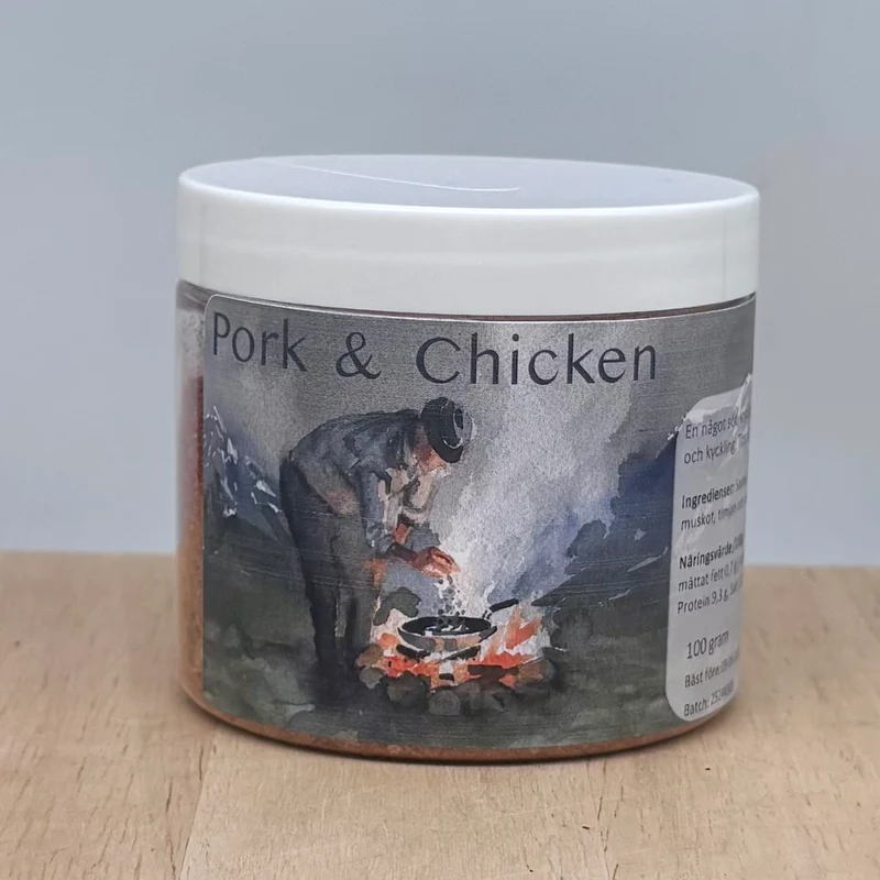 Pork and chickenkrydda