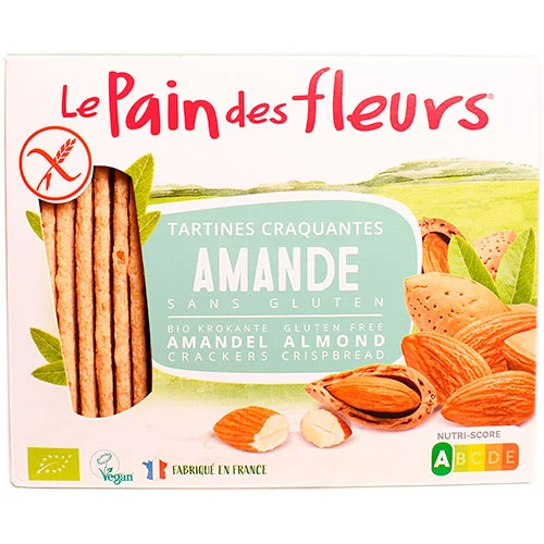 Le pain des fleurs Mandelknäckebröd Ekologisk | 150 g