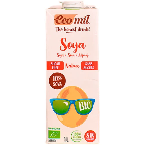 Ecomil Soyadryck Nature - sockerfri Ekologisk | 1 liter