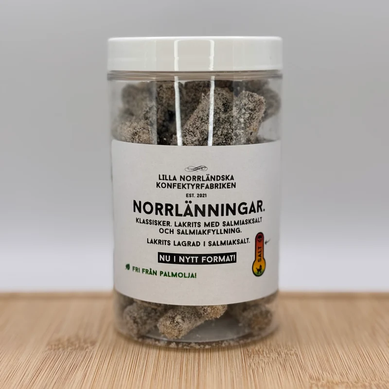 Norrlänningar - Lakrits med salmiaksalt och salmiakfyllning