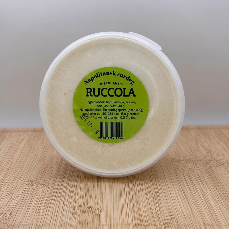 Napolitansk pizzadeg - Ruccola