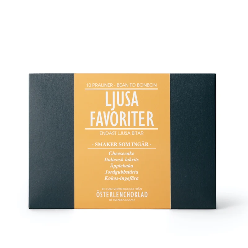 Pralinask: Ljusa favoriter 10 praliner