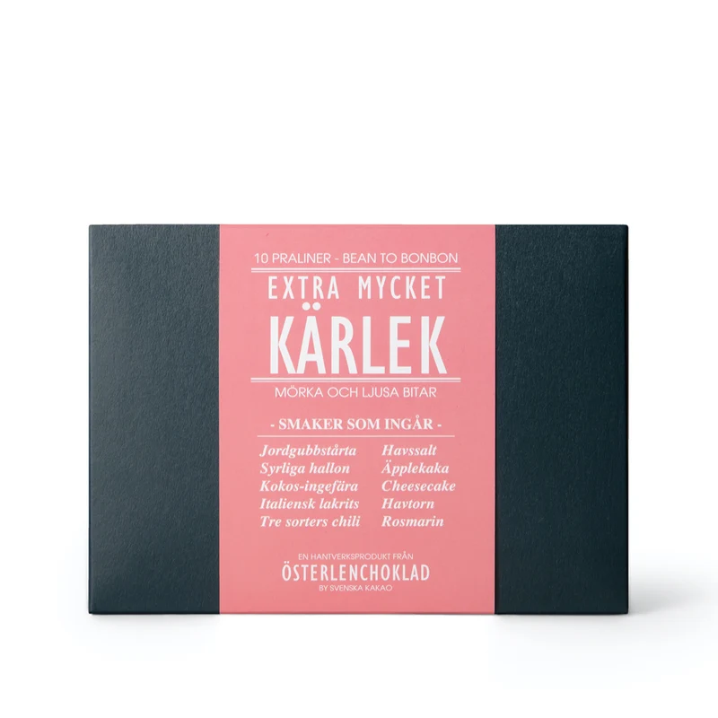 Pralinask: Extra mycket Kärlek 10 praliner