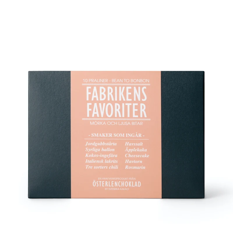 Pralinask: Fabrikens Favoriter 10 praliner