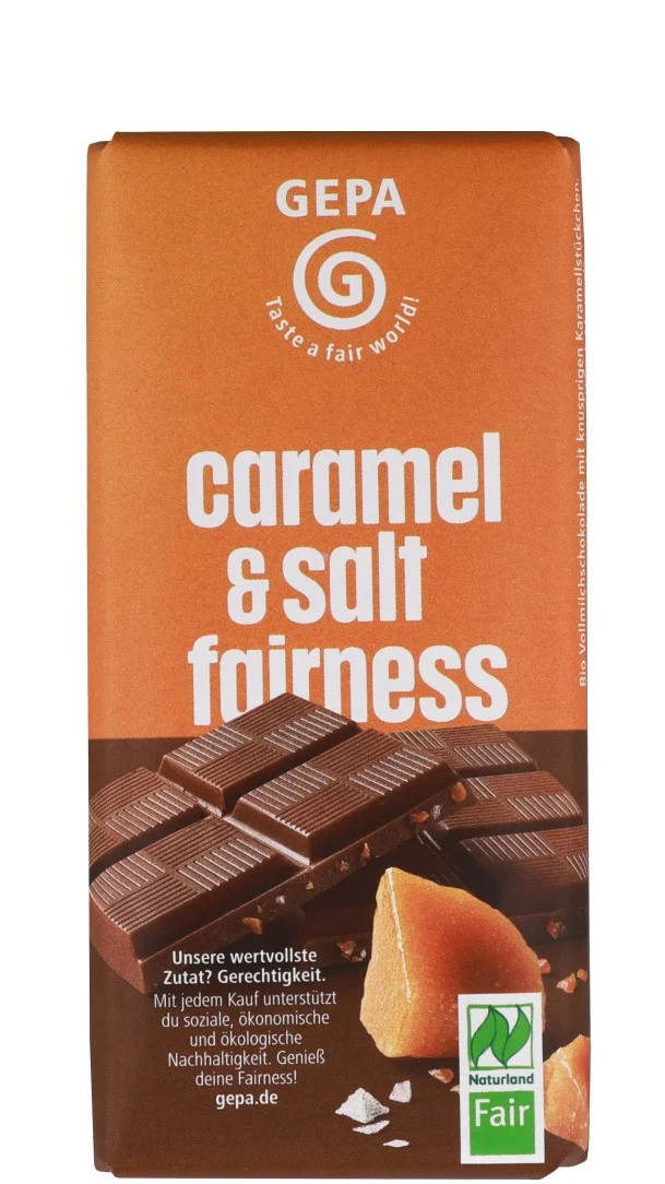 GEPA Ekologisk Choklad Karamell Salt