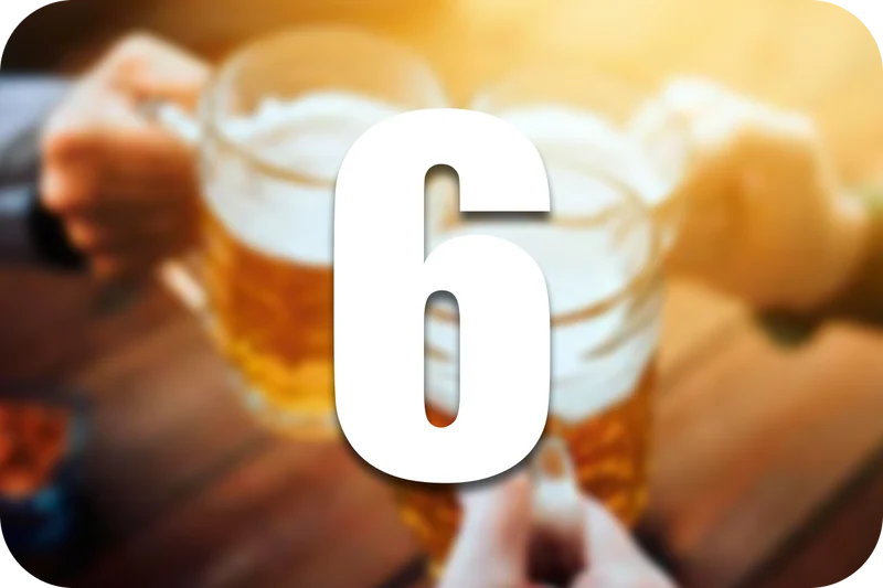 Pack de 6 bières sans alcool