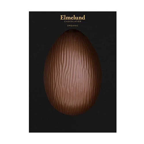 Elmelund Gjutet påskägg mjölkchoklad 41 % Ekologisk | 130 g