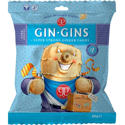 The Ginger People Ginger Candy (Gin Gins) Super Strong | 60 g