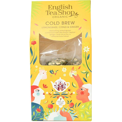 English Tea Shop Cold Brew Lemongrass Citrus & Ginger tea Ekologisk | 7 påsar