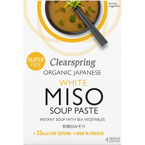 Clearspring Instant Miso Soup (60 gr) | Paste (Hvit m. Tang)