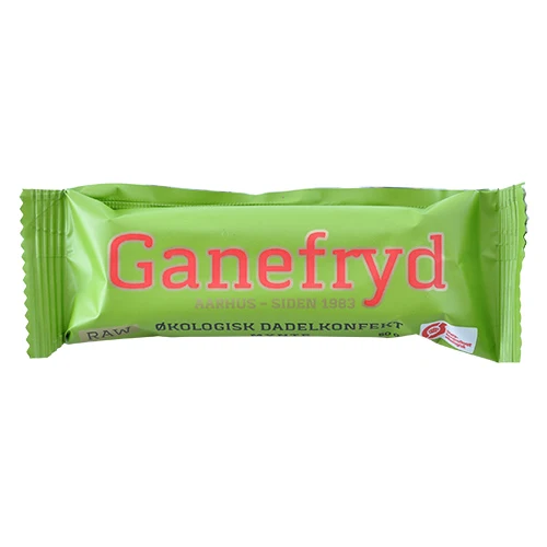 Ganefryd Rawbar Daddekonfekt Ekologisk | Mynta
