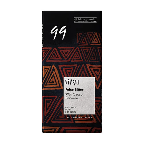 Vivani Mörk Choklad 99% | 80 g