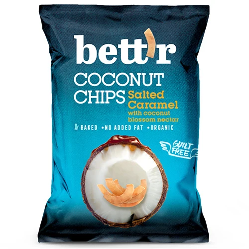 bett’r Kokoschips Ekologiska | Saltad Karamell