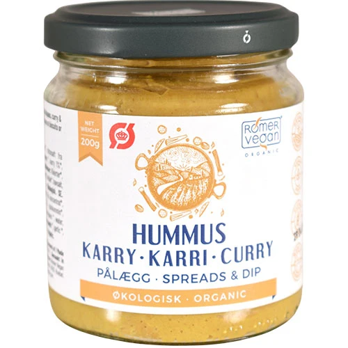 Rømer Smörgåspålägg Hummus Curry Ekologisk | 200 g