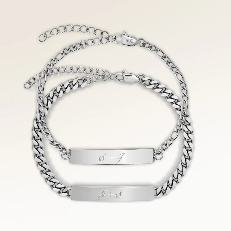 Kärleksarmband - Bar Armband (Silver)