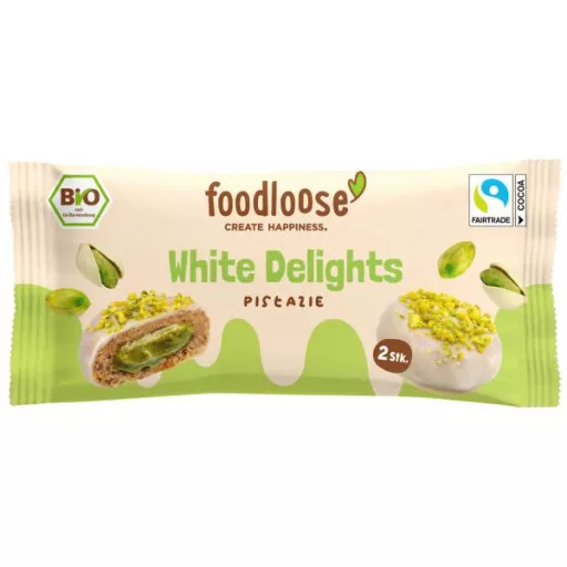 Økologisk White Delight Pistachio - 40G - FoodLoose