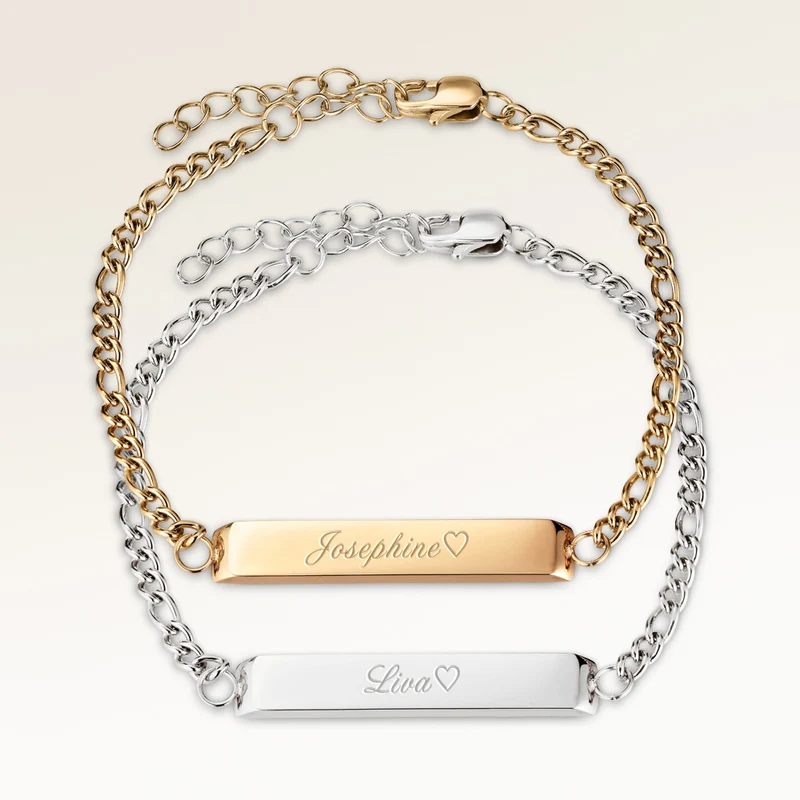 Vänskapsarmband - Bar Armband (Guld & Silver)