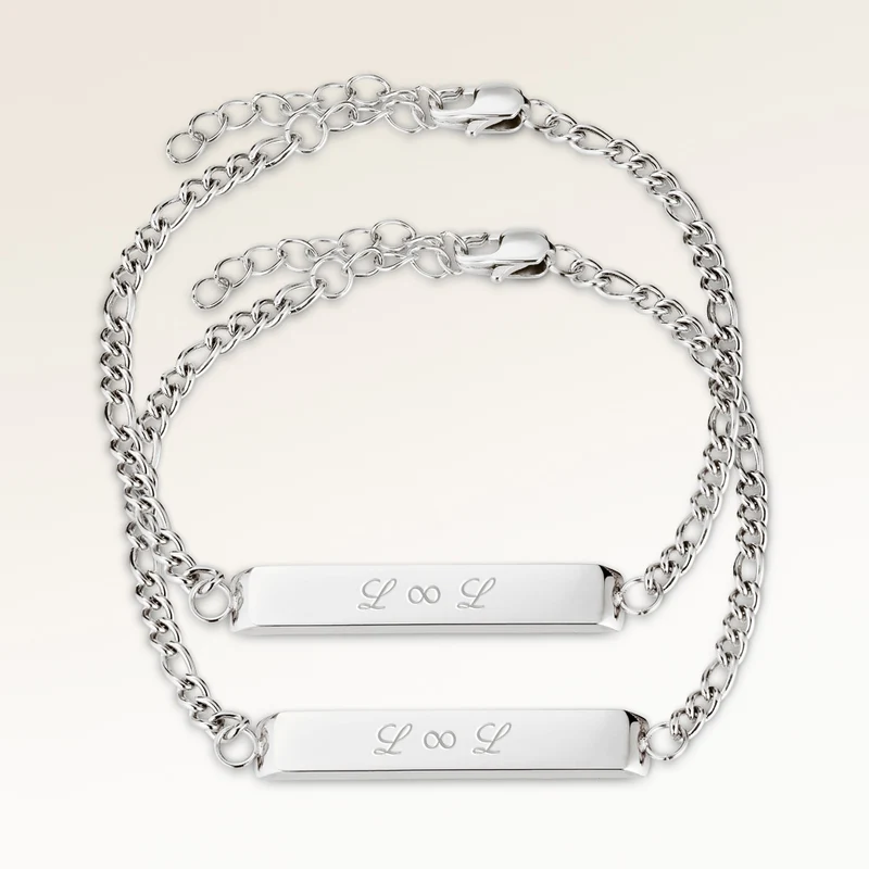 Vänskapsarmband - Bar Armband (Silver)