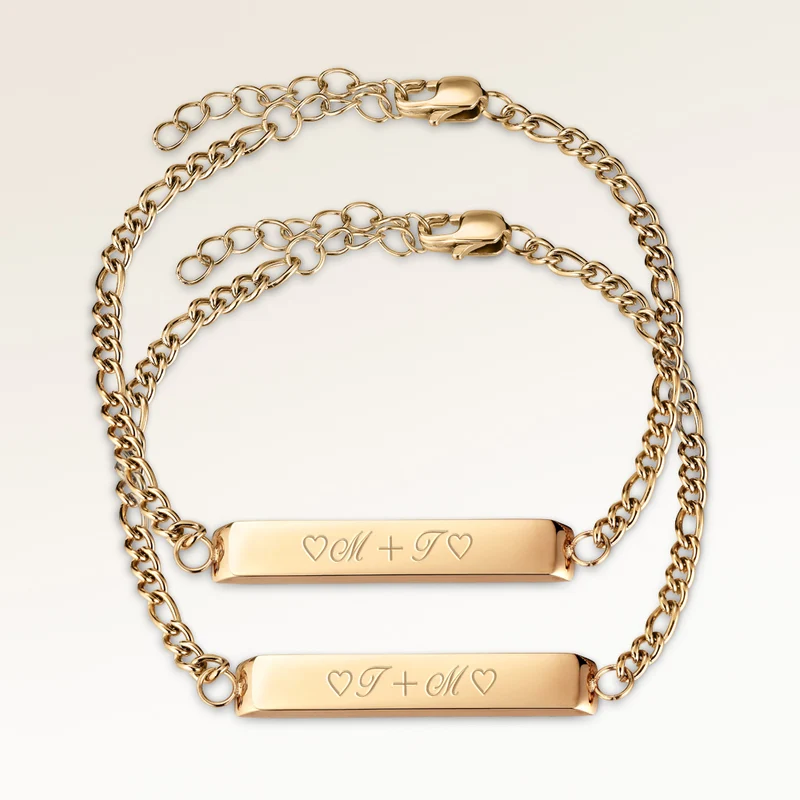 Vänskapsarmband - Bar Armband (Guld)