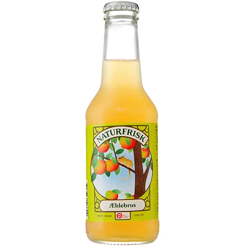 Naturfrisk Äppelbrus Sötad M. Frukt Ekologisk | 250 ml