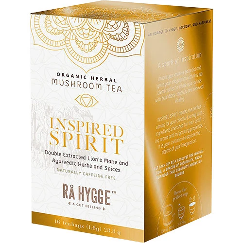 Rå Hygge Inspired Spirit - Lion's Mane Herbal Tea Ekologisk | 16 påsar