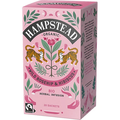 Hampstead Tea Nypon & Hibiscus Tea Eko. | 20 påsar