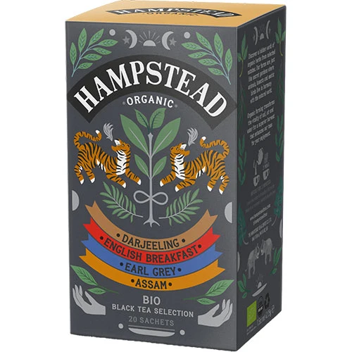 Hampstead Tea Black tea Selection Pack Ekologisk | 20 påsar