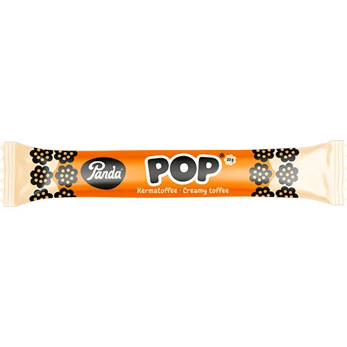 Panda POP Fylld Lakritsstång - Karamellsmak | 22 g