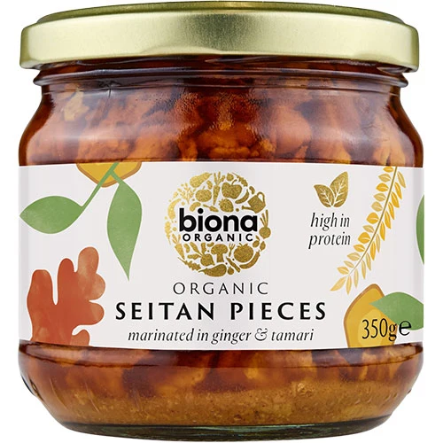 Biona Organic Seitan Med Sojasås Och Ingefära Ekologisk | 350 g