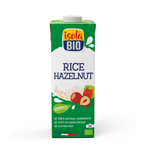 Isola Bio Risdryck med hasselnöt Ekologisk | 1 liter