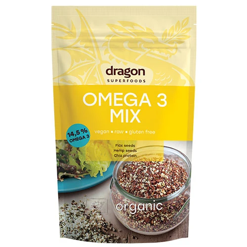 Dragon Superfoods Frömix Omega 3 Mix Ekologisk | 200 g