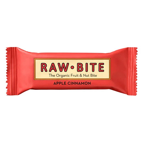 RawBite Raw Frukt & Nötbar Äpple & Kanel Glutenfri | 50 g