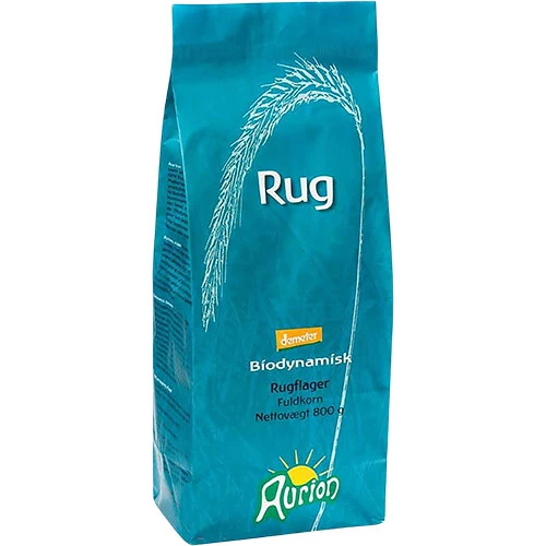 Aurion Rågflingor Ekologisk Demeter | 800 g