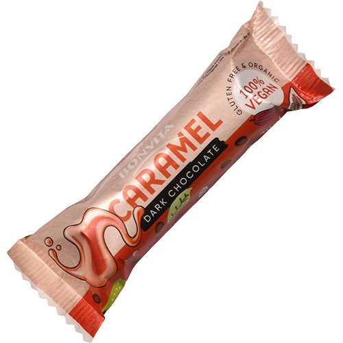 BonVita Karamellbar med mörk choklad Ekologisk | 40 g