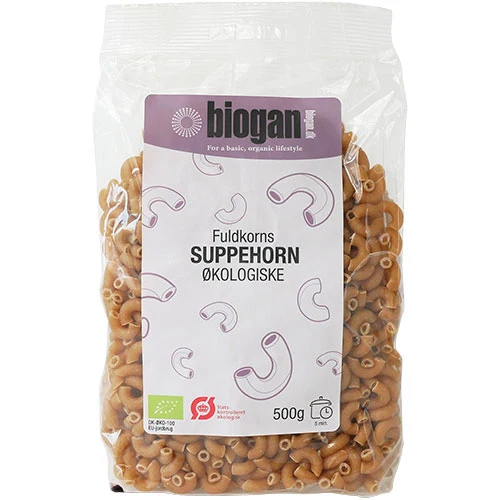 Biogan Fullkornssupphorn Ekologisk | 500 g