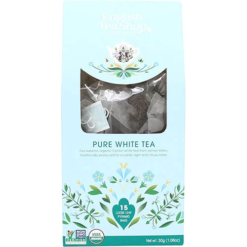 English Tea Shop Ren Vitt Te, Ekologisk | 15 påsar