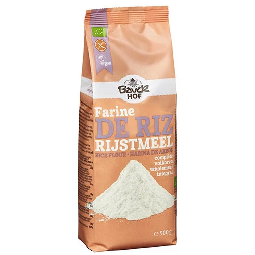 Bauckhof Rismjöl Fullkorn Dem. Glutenfri Ekologisk | 500 g