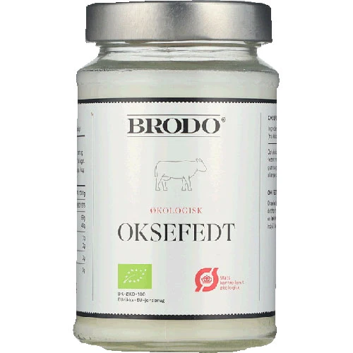 Brodo Nötfett Från Gräsbetande Nötkreatur Ekologisk | 310 g