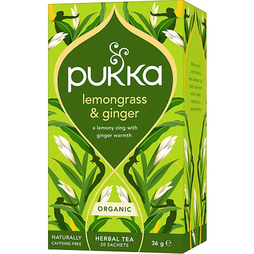 Pukka Lemongrass & Ginger Te Eco | 20 påsar
