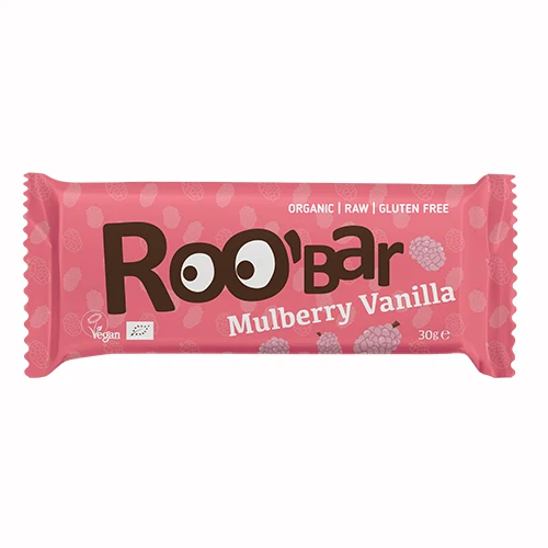 ROO'bar Bar Ekologisk | Mullbär & Vanilj