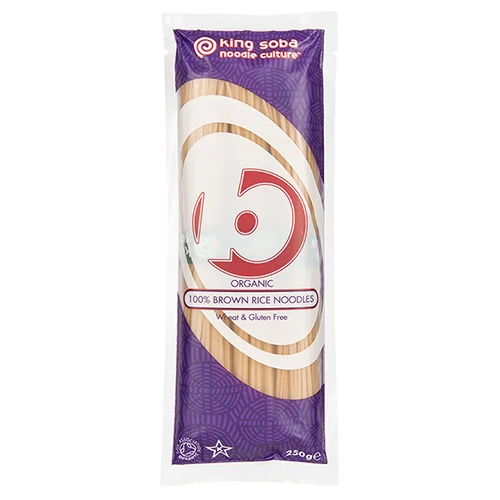 King Soba Bruna Risnudlar Ekologisk Glutenfri | 250 g